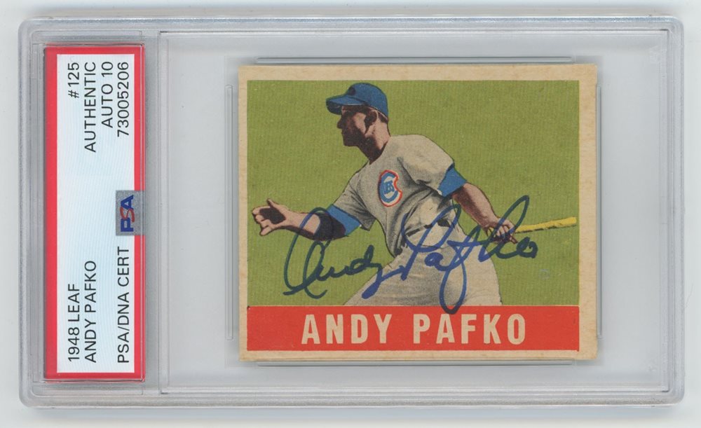 Auction Prices Realized Baseball Cards 1948 LEAF Andy Pafko