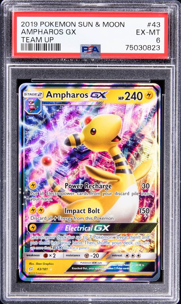 Auction Prices Realized Tcg Cards 2019 Pokemon Sun & Moon Team Up Full Art/ Pikachu & Zekrom GX