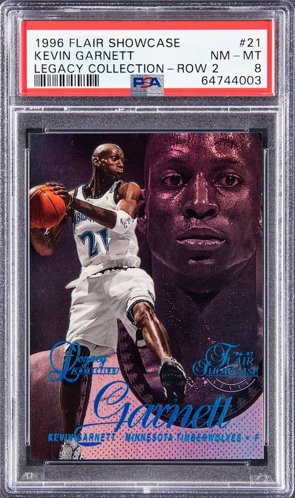 KEVIN GARNETT.  Legacy❣️ Goldin Auctions Auction Item 727 Basketball Cards 1996 Flair