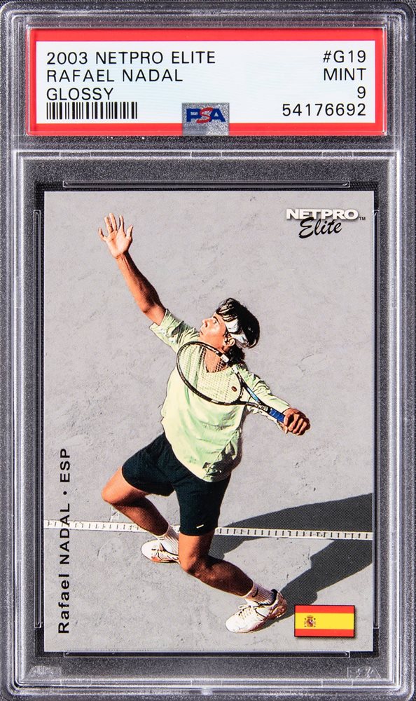 2003 NETPRO Rafael Nadal ルーキーカード 2003 NetPro Rafael Nadal #70 PSA 10 GEM MT Rookie RC | eBay