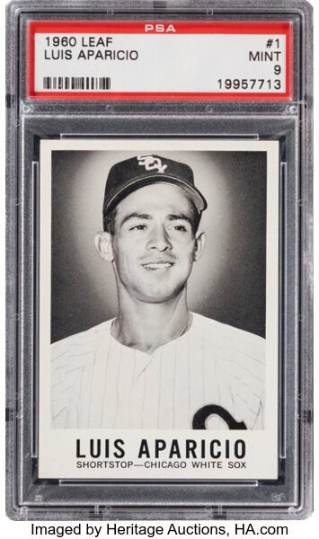 Auction Prices Realized Baseball Cards 1960 Leaf Luis Aparicio