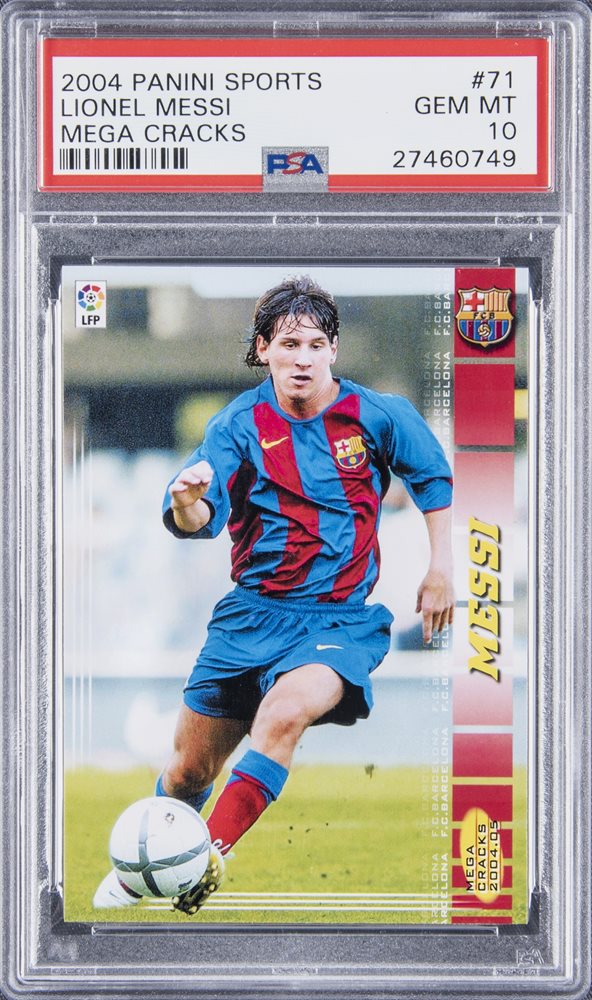 リオネルメッシ　ルーキーカード 2004 Panini Mega Cracks 2004 Panini Sports Mega Cracks Barca Lionel Messi ROOKIE RC