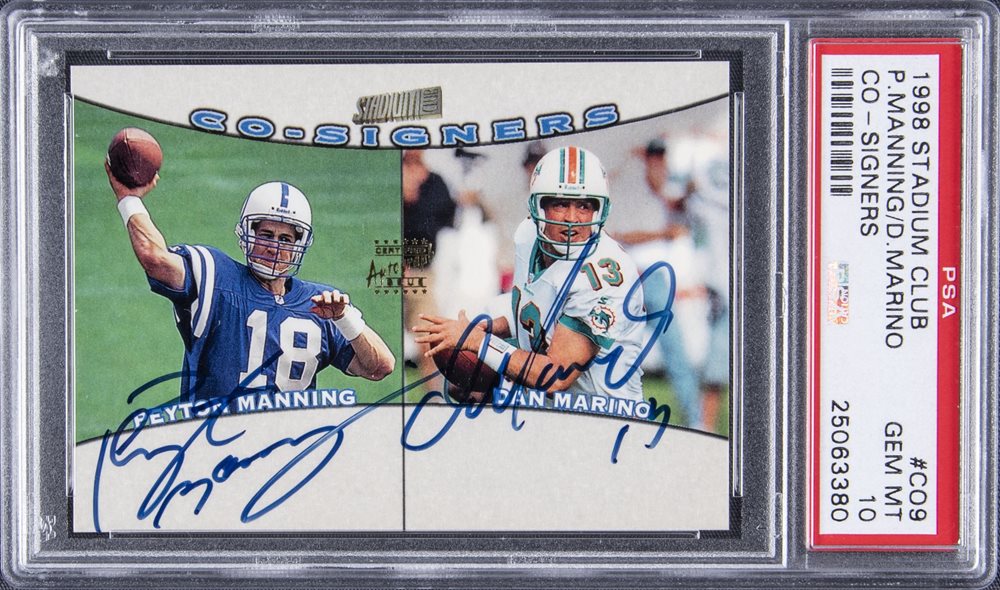 Auction Prices Realized Football Cards 1998 STADIUM CLUB CO