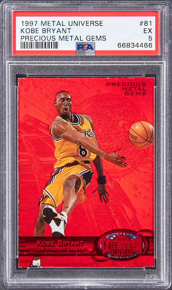 PSA鑑定済 1997 KOBE BRYANT L UNIVERSE 1997 Metal Universe Championship Kobe Bryant | PSA CardFacts®