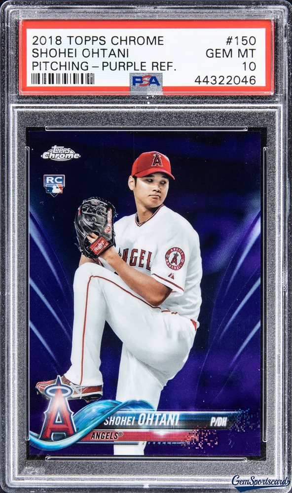 スポーツ選手 2018 Shohei Ohtani Topps Chrome PSA WBC Auction Prices Realized Baseball Cards 2018 TOPPS CHROME Shohei Ohtani