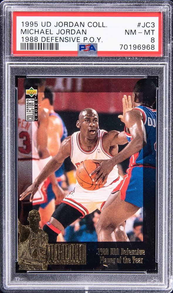 2008 UD Lineage Mr June #MJ-8 Michael Jordan PSA 8 (3 in all