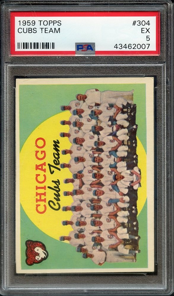 1959年 TOPPS CUBS CLUBBERS #147 PSA 7 1959 TOPPS LONG/BANKS/MORYN #147 CUBS CLUBBERS PSA 7 | eBay
