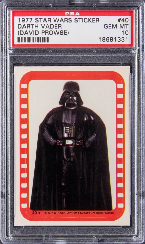 Goldin Auctions Auction Item 760 NonSport Cards 1977 Star Wars Stickers