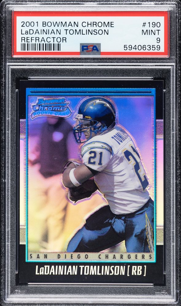 Auction Prices Realized Football Cards 2001 BOWMAN CHROME