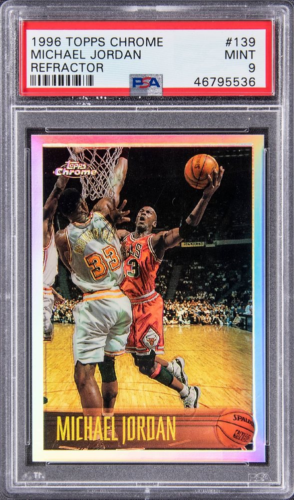 Auction Prices Realized Basketball Cards 1996 TOPPS CHROME Michael