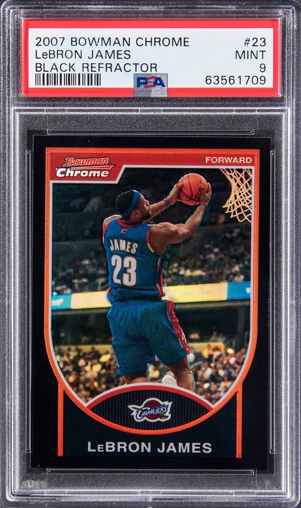 Auction Prices Realized Basketball Cards 2007 BOWMAN CHROME Lebron