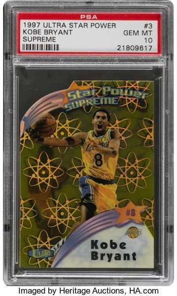 その他 1997-98 Fleer Ultra Star Power Kobe Kobe Bryant, 1997-98 Fleer Ultra, Star Power, card 3 of 20