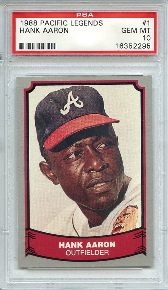 Auction Prices Realized Baseball Cards 1988 Pacific Legends Hank Aaron
