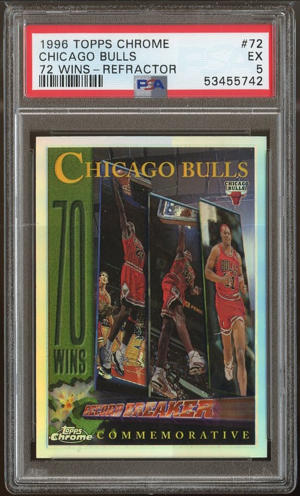 その他 96-97 Topps Chrome #72 Bulls 72Wins Chicago Bulls 1996 Topps Chrome #72 Base (72 Wins) Price