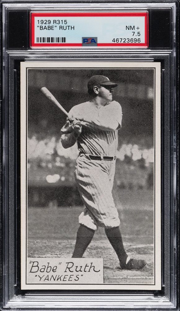 auction-prices-realized-baseball-cards-1929-r315-babe-ruth