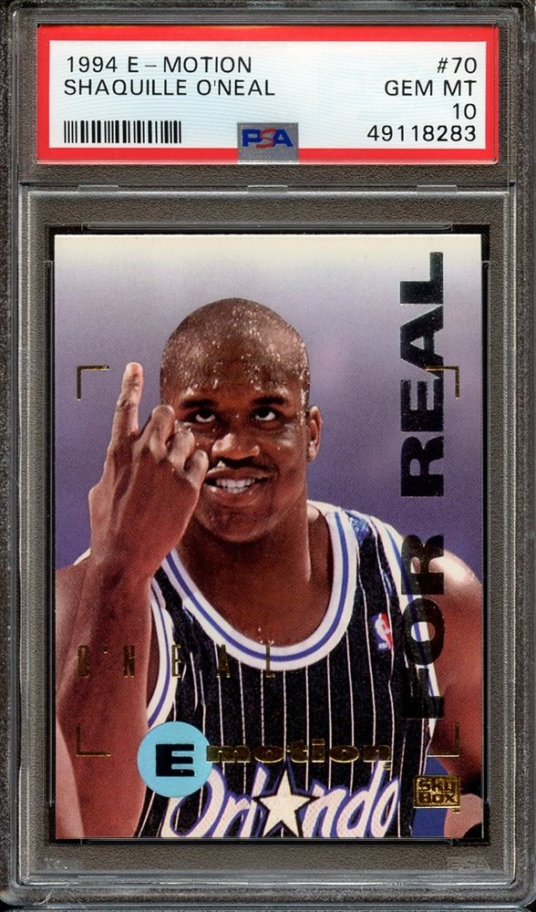 Auction Prices Realized Basketball Cards 1994 EMotion Shaquille O'Neal