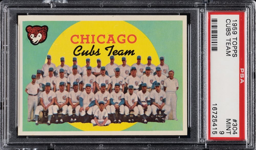 Auction Prices Realized Baseball Cards 1959 TOPPS Cubs Team