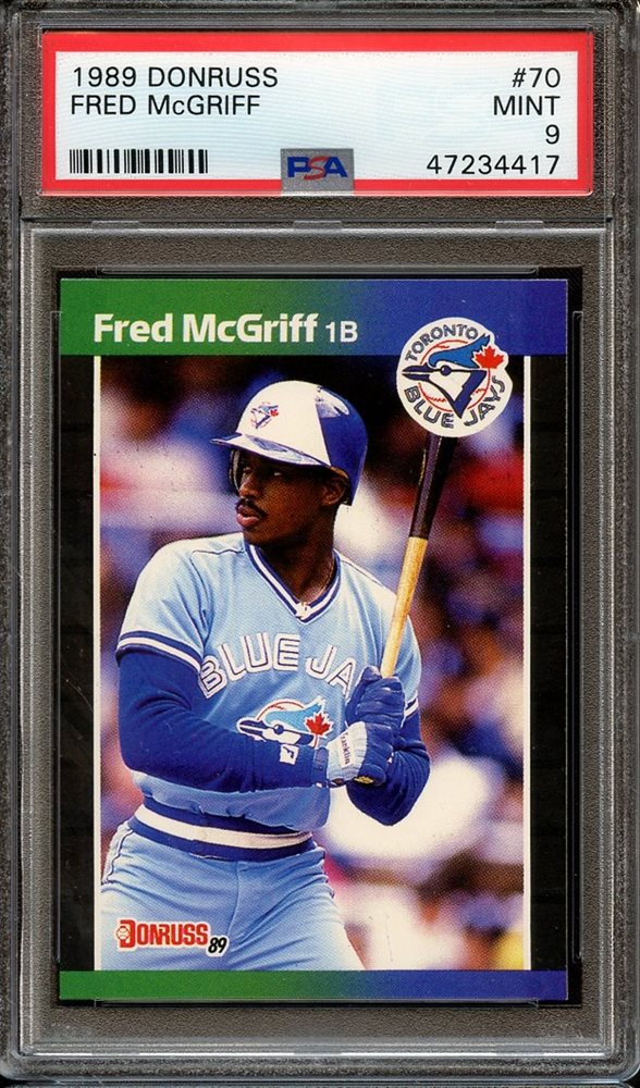 Auction Prices Realized Baseball Cards 1989 Donruss Fred McGriff