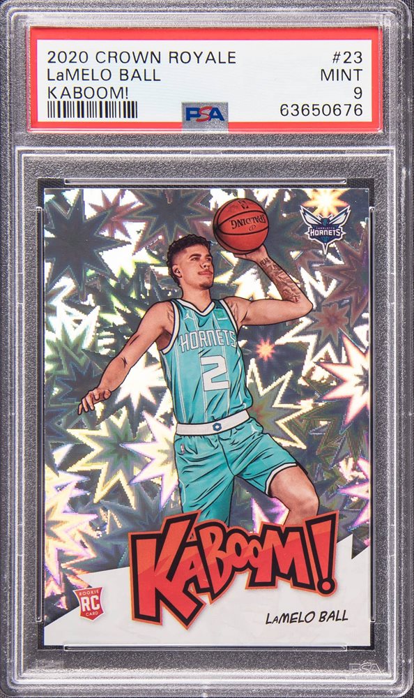 2020 Crown Royale Rookie Royalty Red #10 LaMelo Ball RC /49 PSA 10