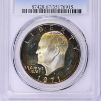 1971-S $1 Silver, CAM (Proof) Ike Dollar - PCGS CoinFacts
