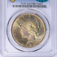 1922 $1 Peace Dollar PCGS MS63, MS63 - PCGS Auction Prices
