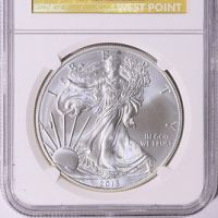 2013 (W) Silver Eagle NGC MS 70 early release (West Point), MS70