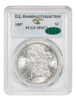1887 $1 MS67+ NGC., MS67+ - PCGS Auction Prices