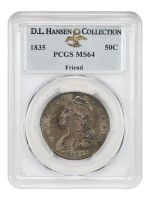 1835 50C (Regular Strike) Capped Bust Half Dollar - PCGS CoinFacts