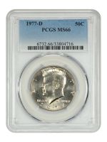1977-D 50C DDO FS-101 (Regular Strike) Kennedy Half Dollar - PCGS
