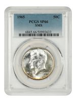 NGC MS65 1965年 SMS アメリカ 50C銀貨 ケネディ ○アメリカ 1965年 NGC SMS MS65CA ケネディ 50セント銀貨