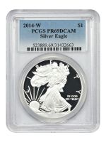 2014-W PCGS PR70DCAM シルバーイーグル アメリカ 2014 1ドル 銀貨 NGC PF 70 ULTRA CAMEO シルバー