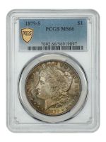 1879-S Morgan PCGS MS-63 Uncirculated Silver Dollar Coin San