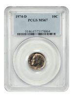 1974-D 10C (Regular Strike) Roosevelt Dime - PCGS CoinFacts