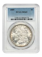 1889 Morgan Dollar $1 MS 63 NGC, MS63 - PCGS Auction Prices