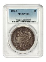 1896-S Morgan Silver Dollar. MS-64 (NGC)., MS64 - PCGS Auction Prices