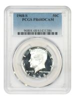 1968-S 50C, DCAM (Proof) Kennedy Half Dollar - PCGS CoinFacts