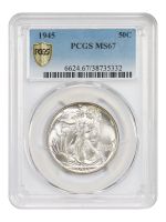 1945 Walking Liberty Half Dollar PCGS XF-40, XF40 - PCGS Auction