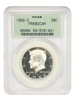 1968-S 50C (Proof) Kennedy Half Dollar - PCGS CoinFacts