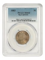 1883 5C No CENTS (Regular Strike) Liberty Nickel - PCGS CoinFacts