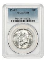 1968-D 50C (Regular Strike) Kennedy Half Dollar - PCGS CoinFacts