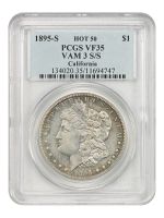 1895-S Morgan Silver Dollar. MS-64 (NGC)., MS64 - PCGS Auction Prices