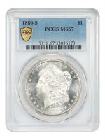 1880-S Morgan Silver Dollar. MS-69 (NGC)., MS69 - PCGS Auction Prices