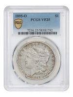 $1 1895-O PCGS MS63, MS63 - PCGS Auction Prices
