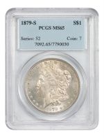 1879-S Morgan PCGS MS-63 Uncirculated Silver Dollar Coin San