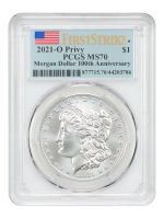 2021-O Privy $1 Morgan Dollar 100th Anniversary First Strike