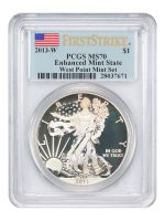 2013-W $1 Enhanced Silver Eagle West Point Mint Set (Special
