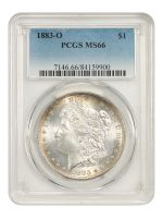 1883 O Morgan Silver Dollar, NGC MS62, MS62 - PCGS Auction Prices
