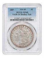 1887年 MORGAN SILVER DOLLAR アメリカPCGS MS63 1887 Morgan Silver