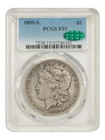 1895-S Morgan Silver Dollar. MS-64 (NGC)., MS64 - PCGS Auction Prices
