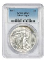 1987 Silver Eagle. MS-67 (PCGS)., MS67 - PCGS Auction Prices